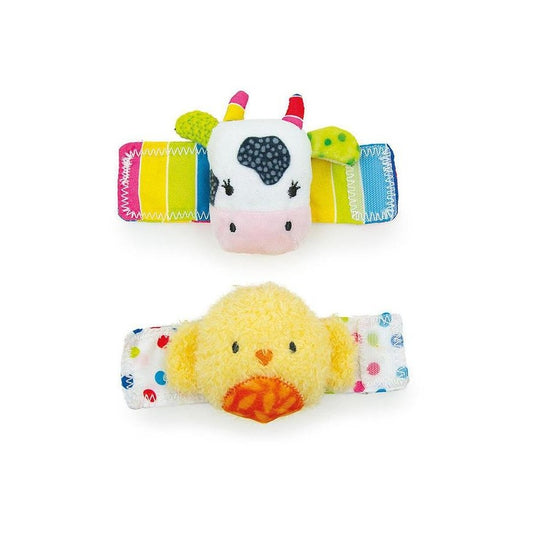 Early Learning Centre Blossom Farm Baby Wrist Rattles Interactive Toy 0m+