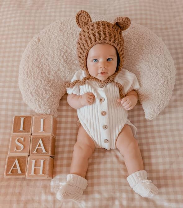 Luna Mae Baby Nursing Pillow - Moon