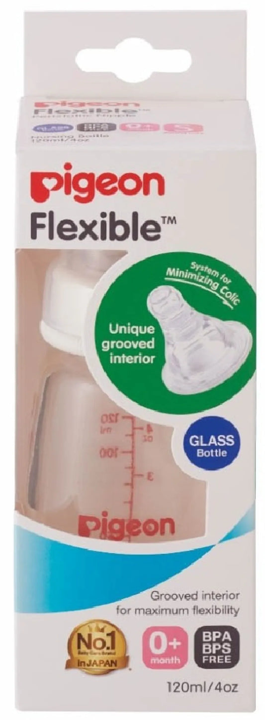 PIGEON FLEXIBLE BOTTLE GLASS 120ML