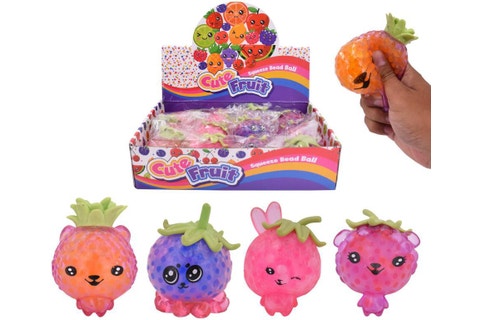 Sensory Squeeze Cute Fruit with Beads