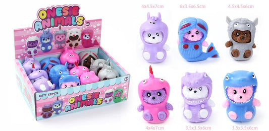 Sensory Onesie Animals assorted 6.5cm