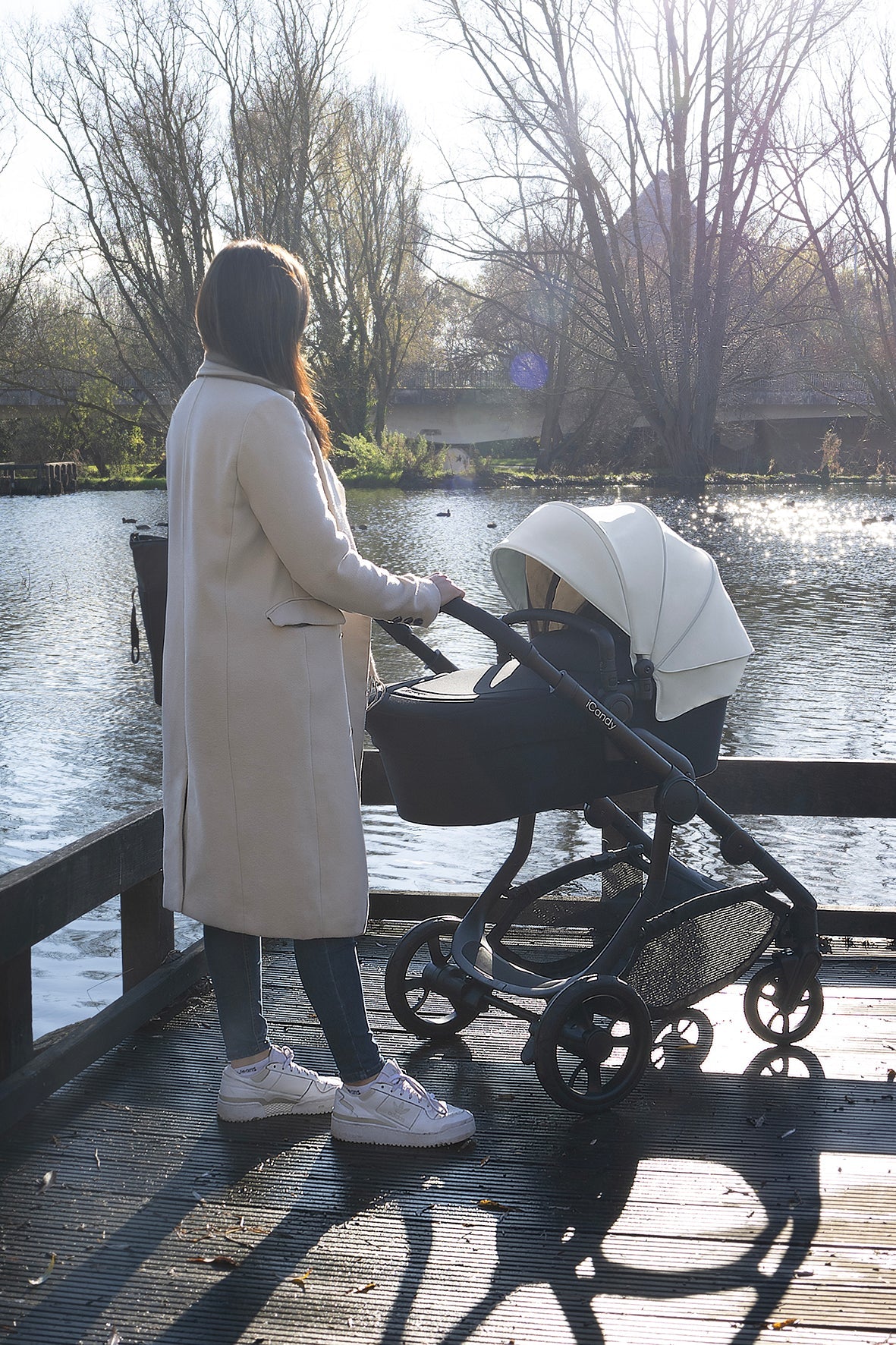 iCandy Orange 4 Pushchair - Glacier + Free Zazu Pram Rocker