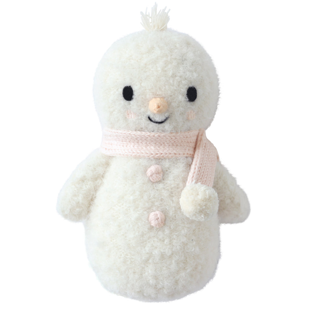 Cuddle + Kind Baby Holiday Snowman - Blush