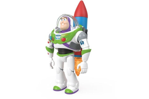 Disney Pixar Large Scale Feature Figure - Buzz with Rocket