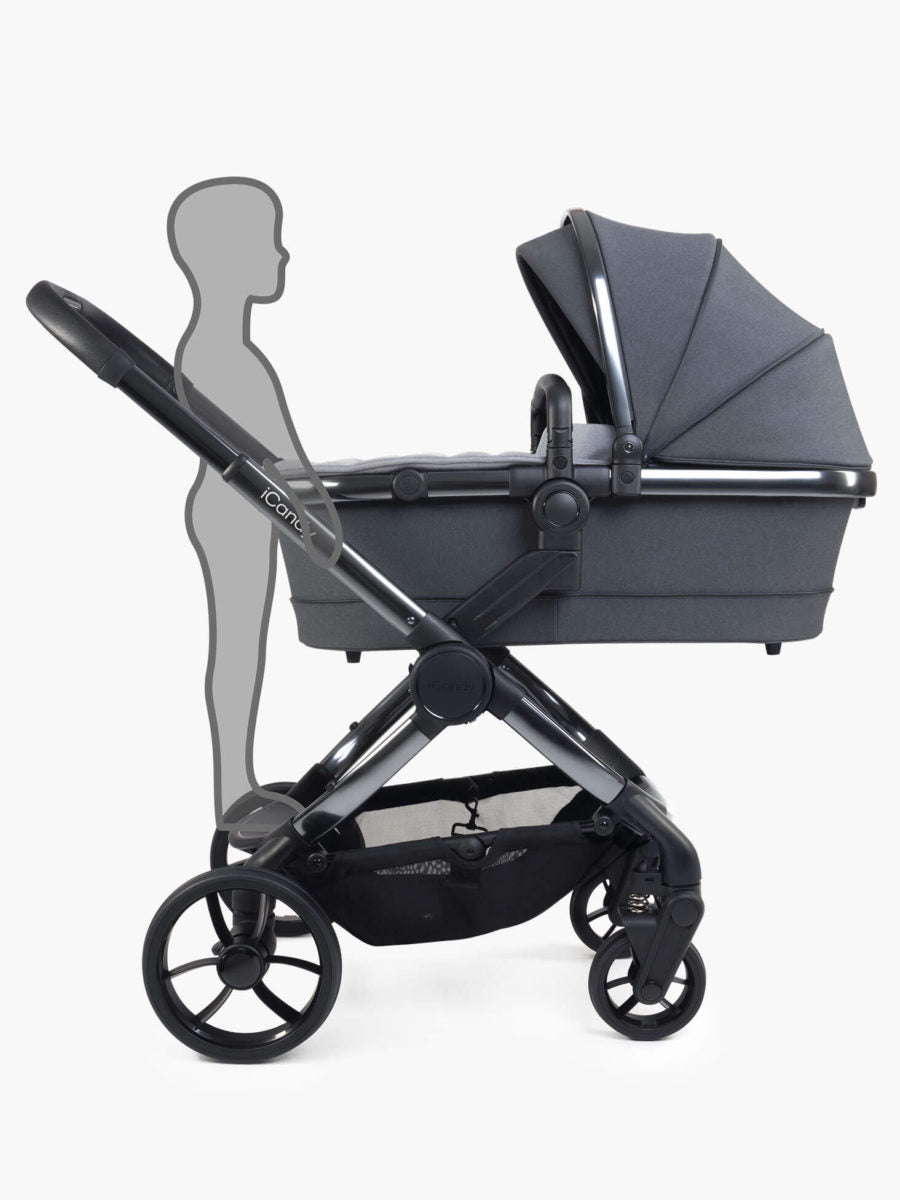 iCandy Peach 7 Pram - Truffle + FREE Zazu Pram Rocker