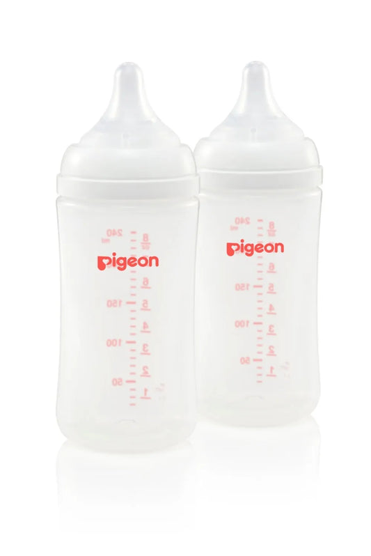 PIGEON SOFTOUCH BPP BOTTLE PP 240ML TWIN PACK