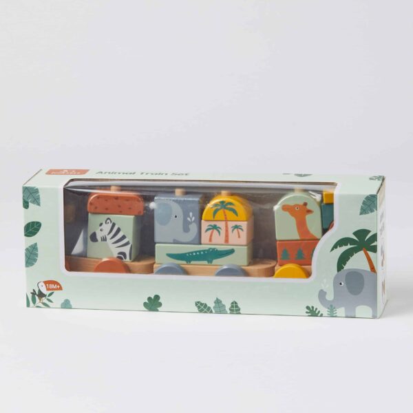 Zookabee Animal Wooden Train Set