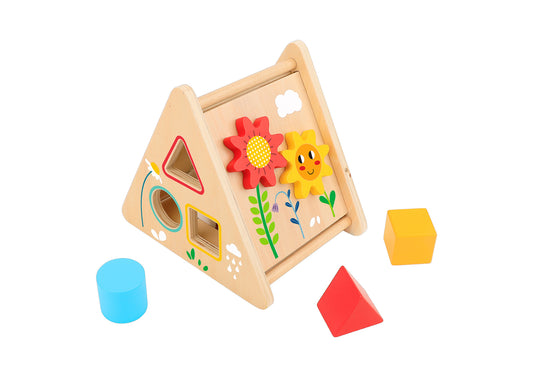 WOODEN ACTIVITY TRIANGLE TOY