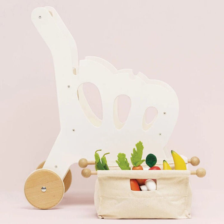 Le Toy Van Kids Wooden Honeybake Shopping Trolley