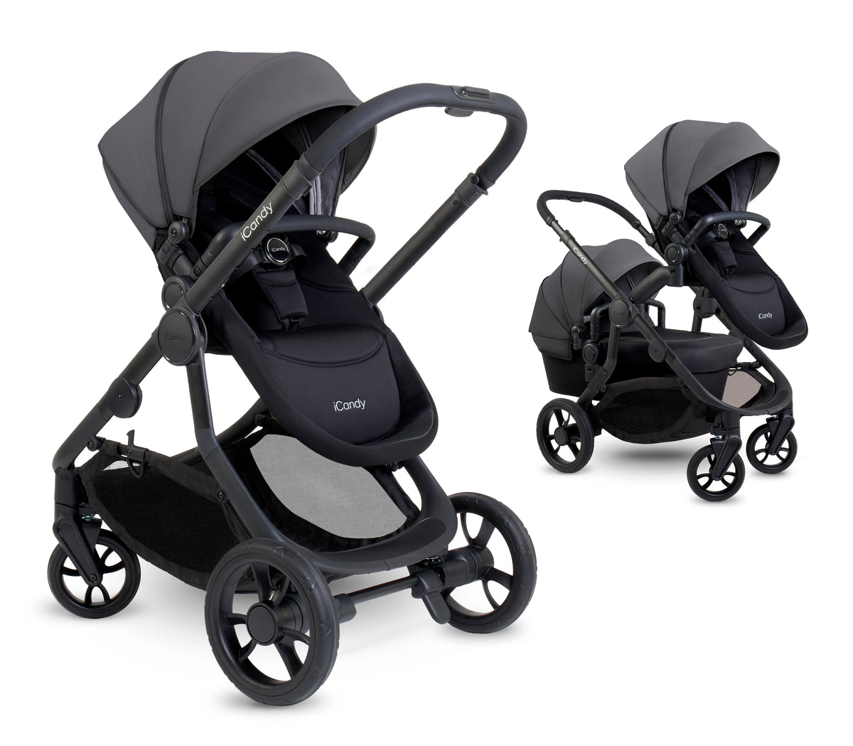 iCandy Orange 4 Pushchair - Fossil + FREE Zazu Pram Rocker