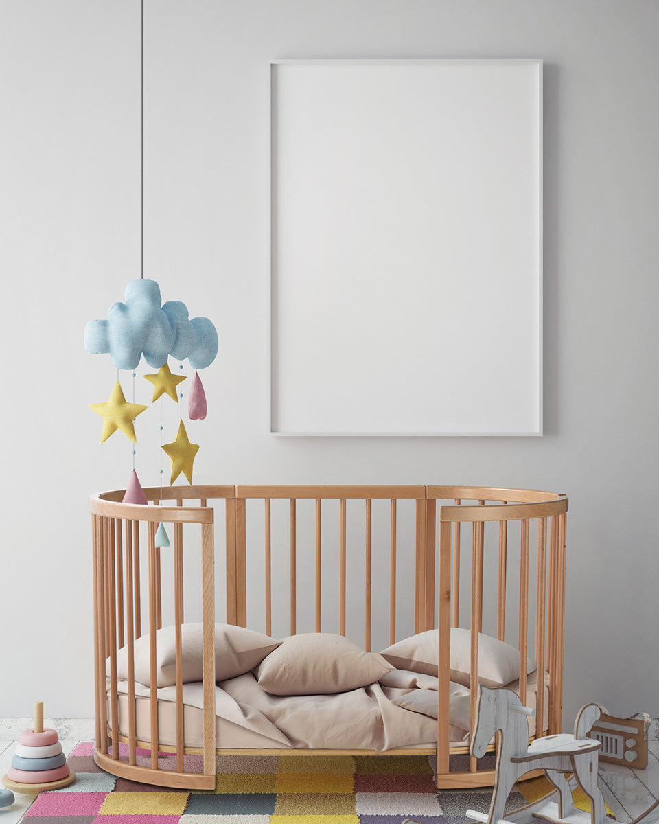 Lolli Furniture Sprout 4 in 1 - Natural Beech Wood - Including Australian Made Mattress Set