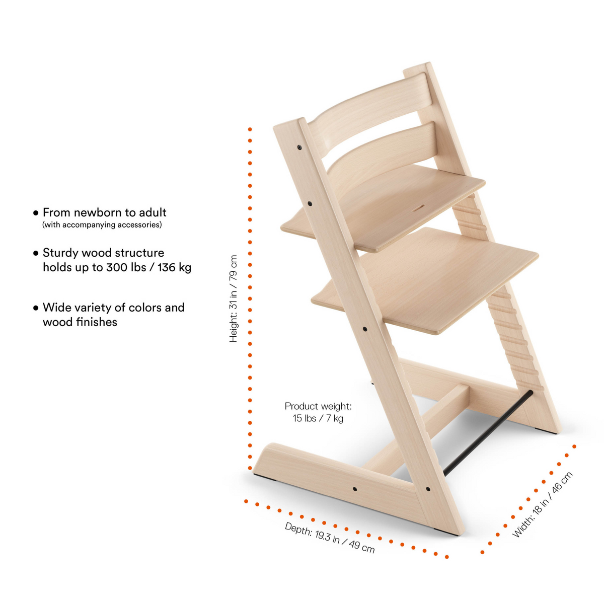 Stokke Tripp Trapp Chair (without harness)