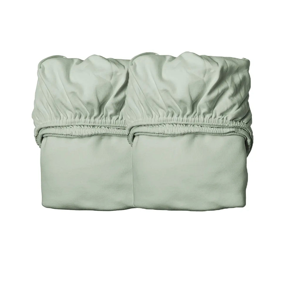 Leander Organic Baby Cot Sheets For Classic, Linea & Luna 120cm Cots - 2 Pack