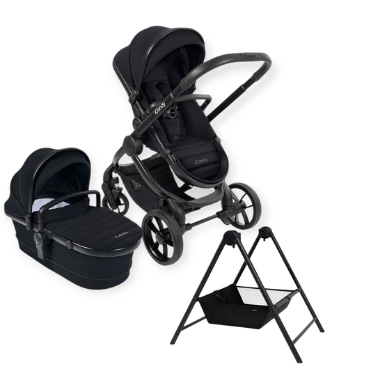 iCandy Peach 7 Pram - Black + FREE iCandy MiStand