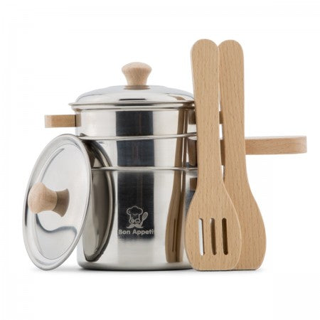 New Classic Toys Metal Pan Cookin Playset