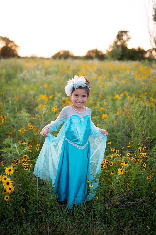 Book Week Ice Queen Dress with Cape - Size 3-4