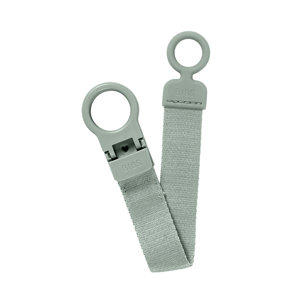 Bibs Pacifier Clip Loop - Ivory