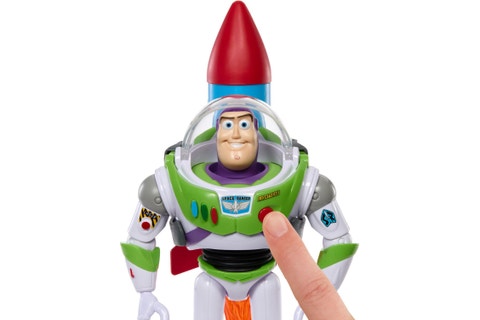 Disney Pixar Large Scale Feature Figure - Buzz with Rocket