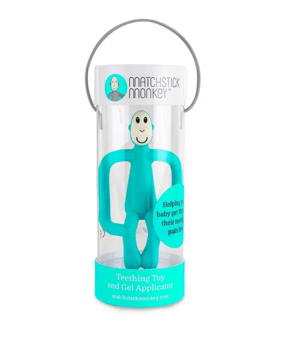 Matchstick Monkey Emerald Teething Toy and Gel Applicator