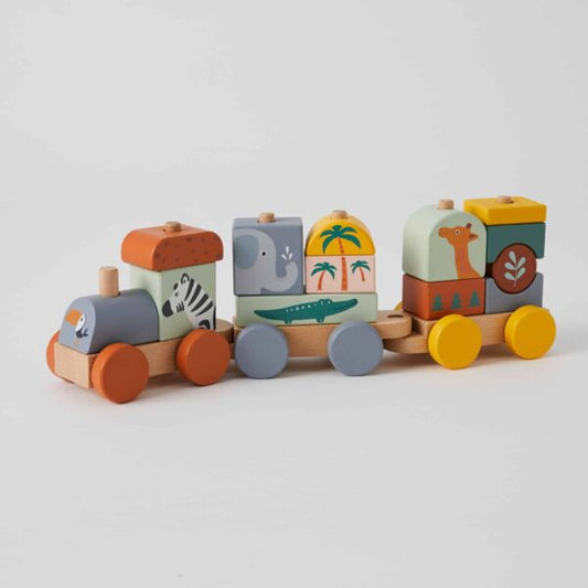 Zookabee Animal Wooden Train Set