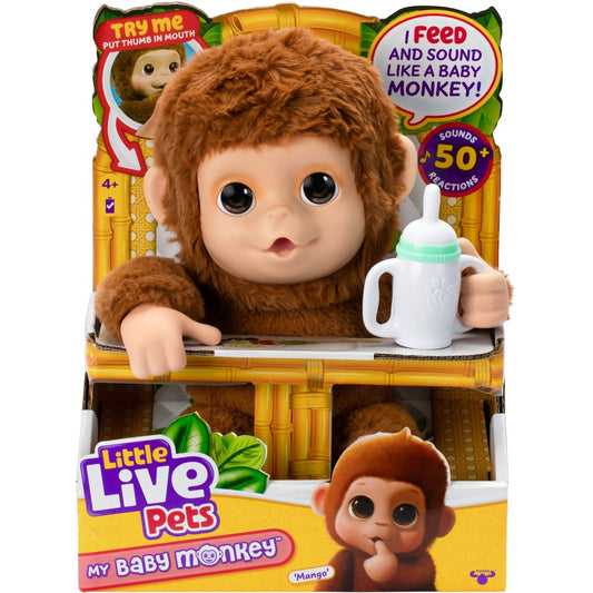 Little Live Pets My Lil Baby Monkey Plush