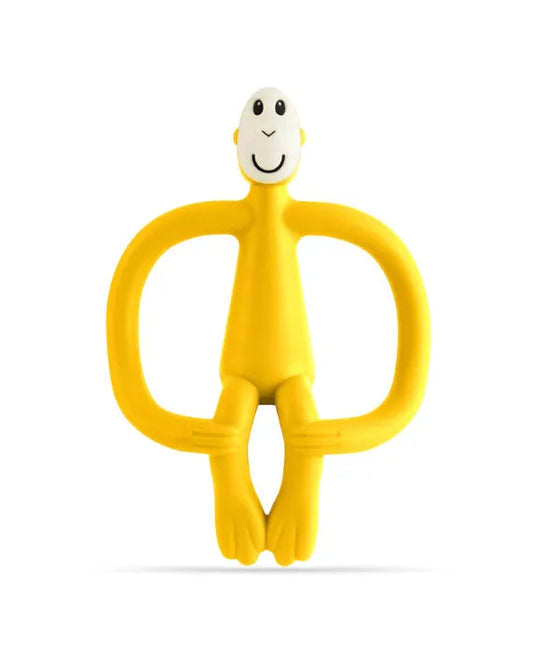 Matchstick Monkey Yellow Teething Toy and Gel Applicator