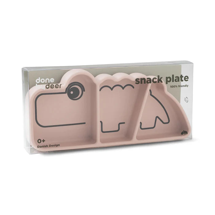 Done by Deer Silicone Stick & Stay Croco Plate - Powder