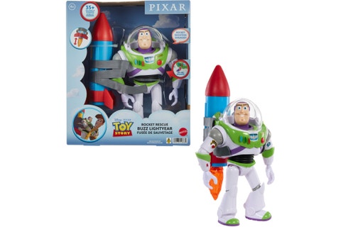 Disney Pixar Large Scale Feature Figure - Buzz with Rocket
