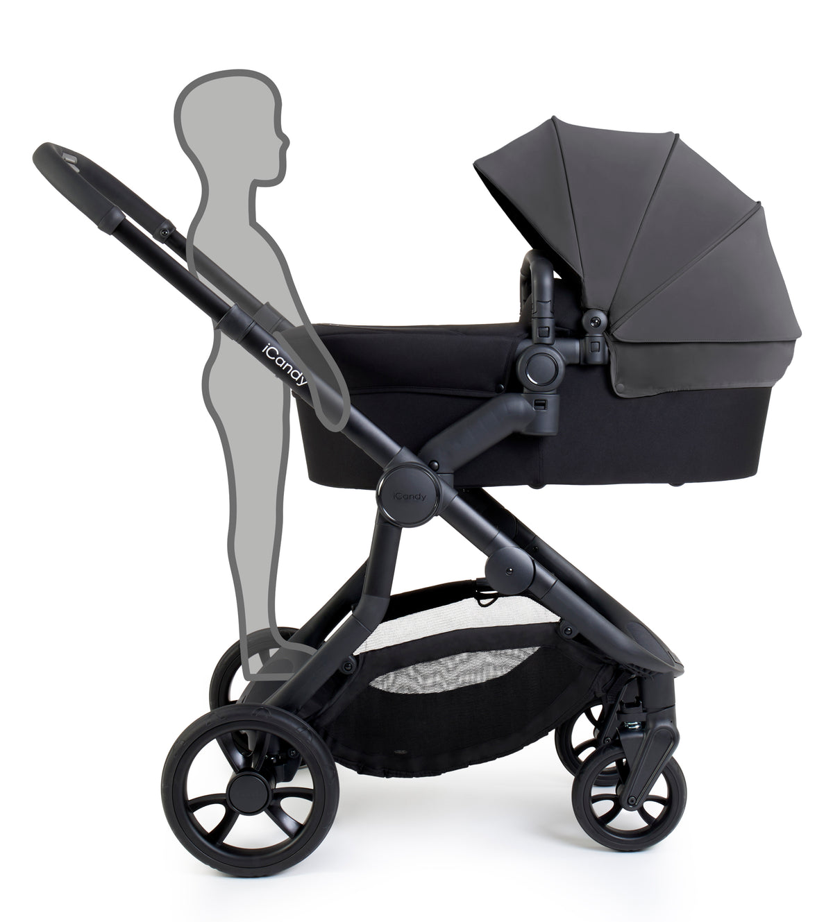 iCandy Orange 4 Pushchair - Fossil + FREE Zazu Pram Rocker