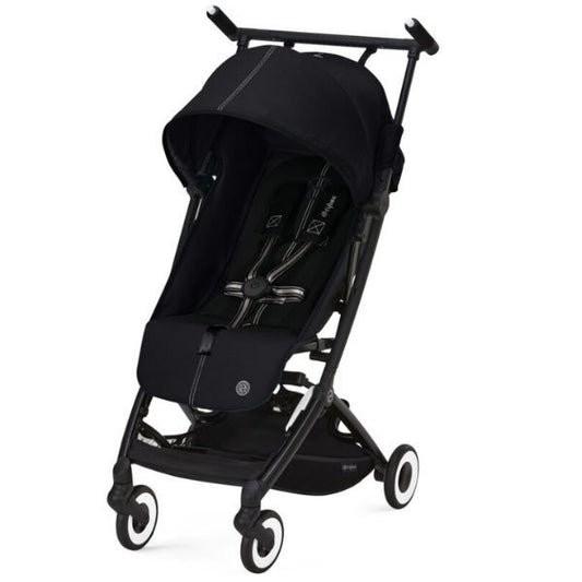 Cybex Libelle Stroller - Super Compact For Travel - Moon Black