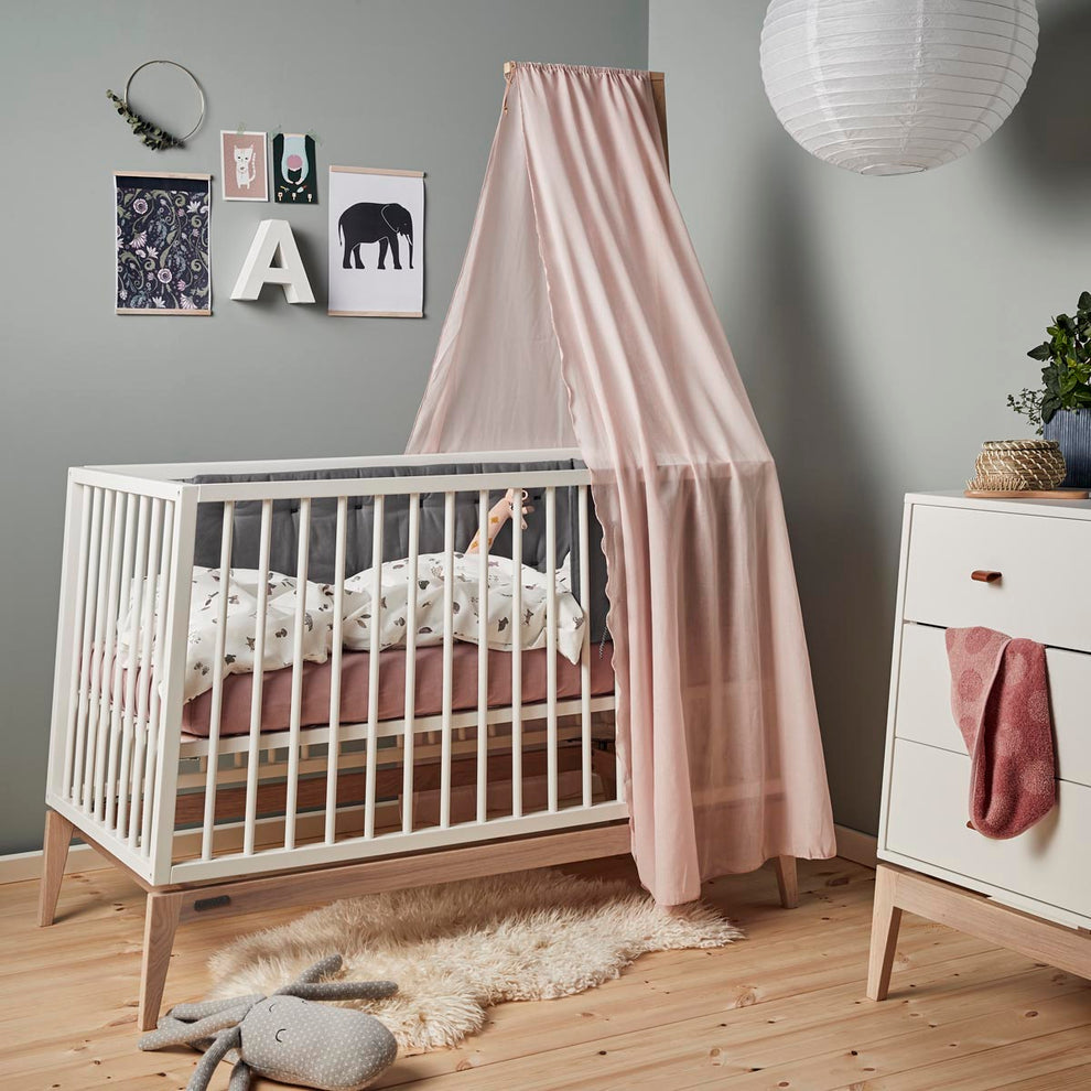 Leander Luna Cot - White