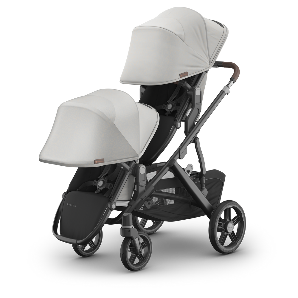 UPPAbaby Vista V3 RumbleSeat - Savannah- Pearl Grey Jaquard/Carbon
