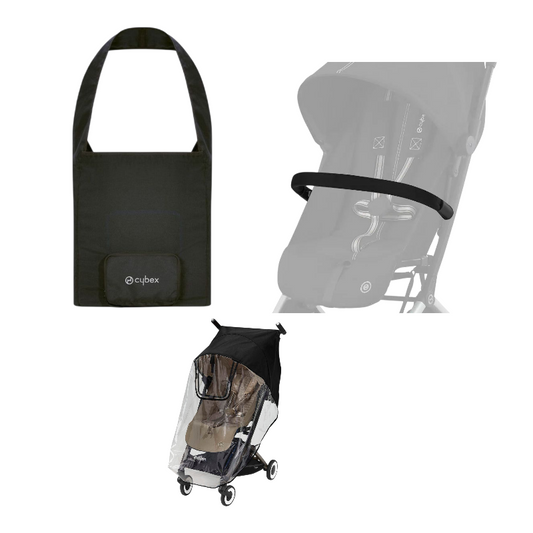 Cybex Libelle Bumper, Raincover & Travel Bag Bundle