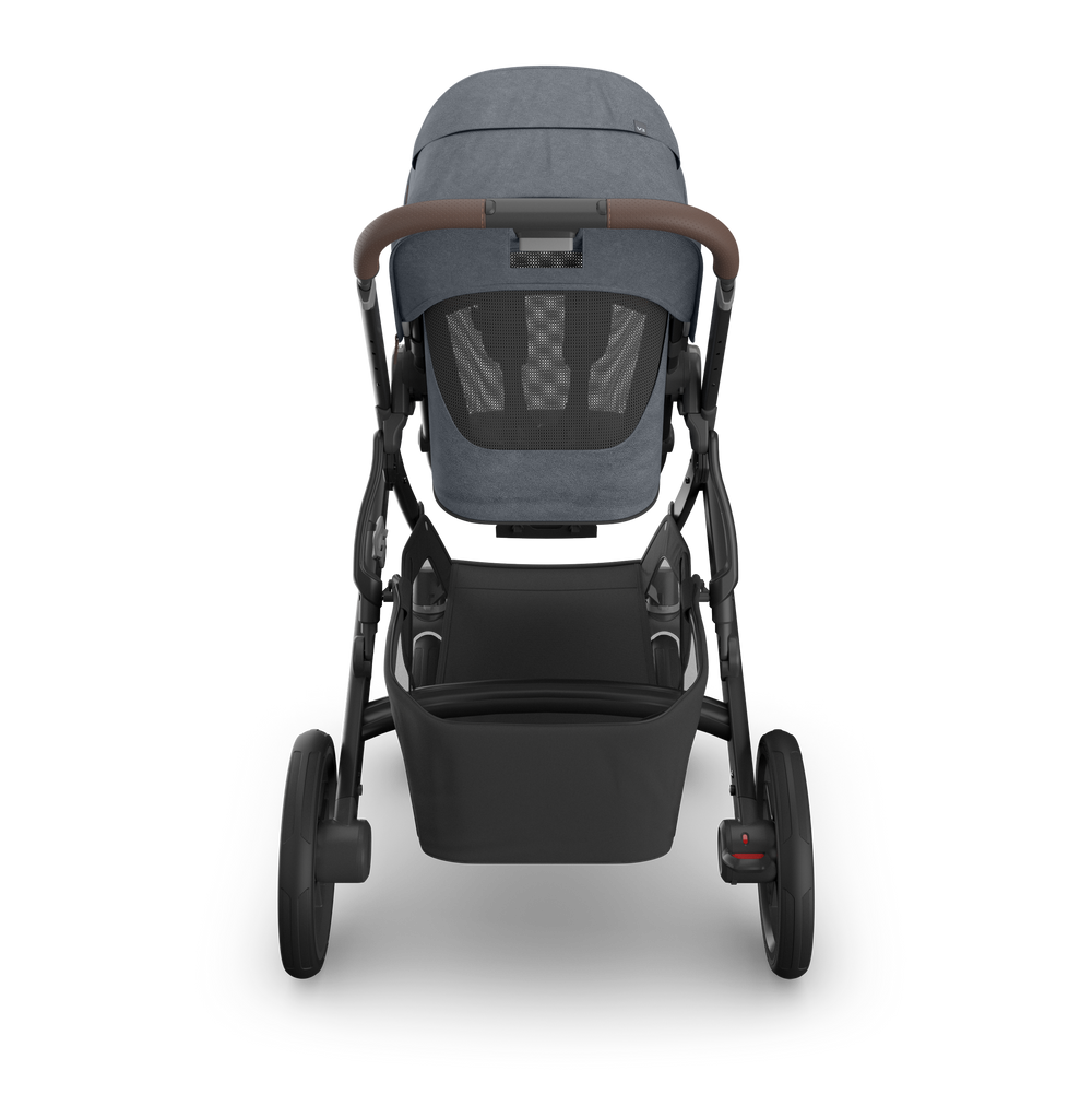 UPPAbaby Vista V3 Pram With Bassinet - Julian (Dusty Blue Melange) + FREE Upper Adaptors