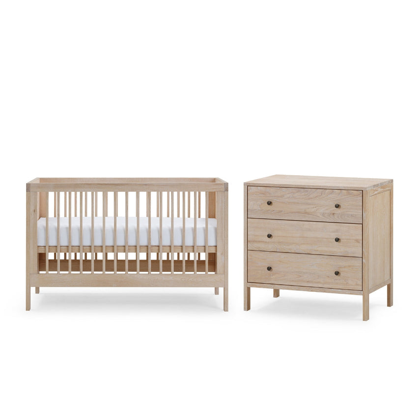 BabyRest Grove Nursery Package - Cot & Chest - Vintage Ash