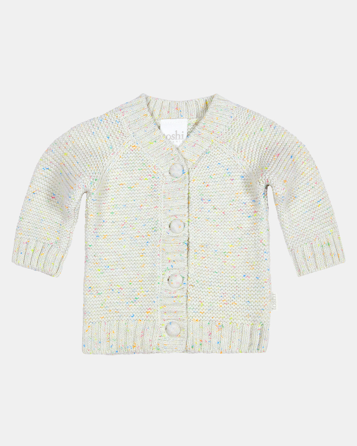 Toshi Organic Cardigan Andy - Current - Snowflake