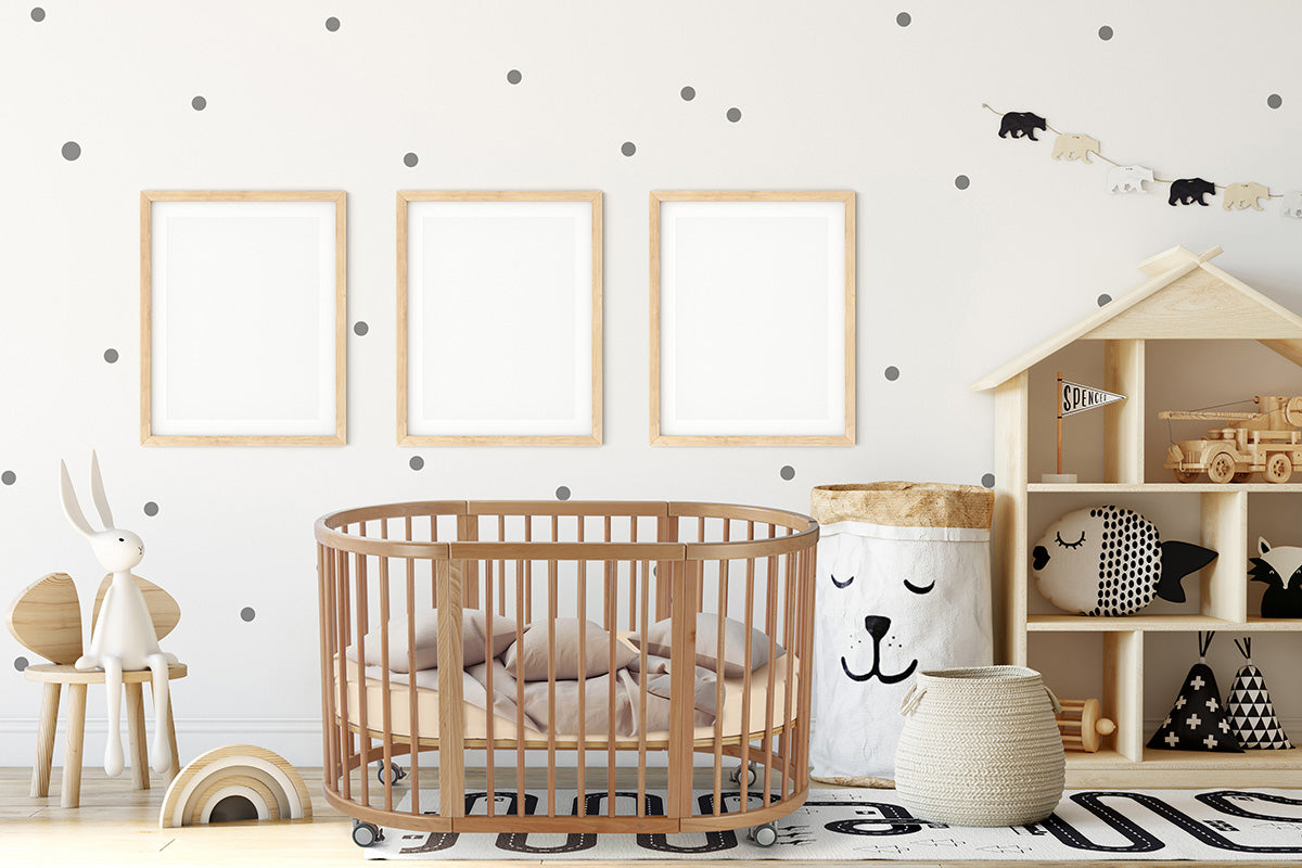 Lolli Furniture Sprout 4 in 1 - Natural Beech Wood - Including Australian Made Mattress Set