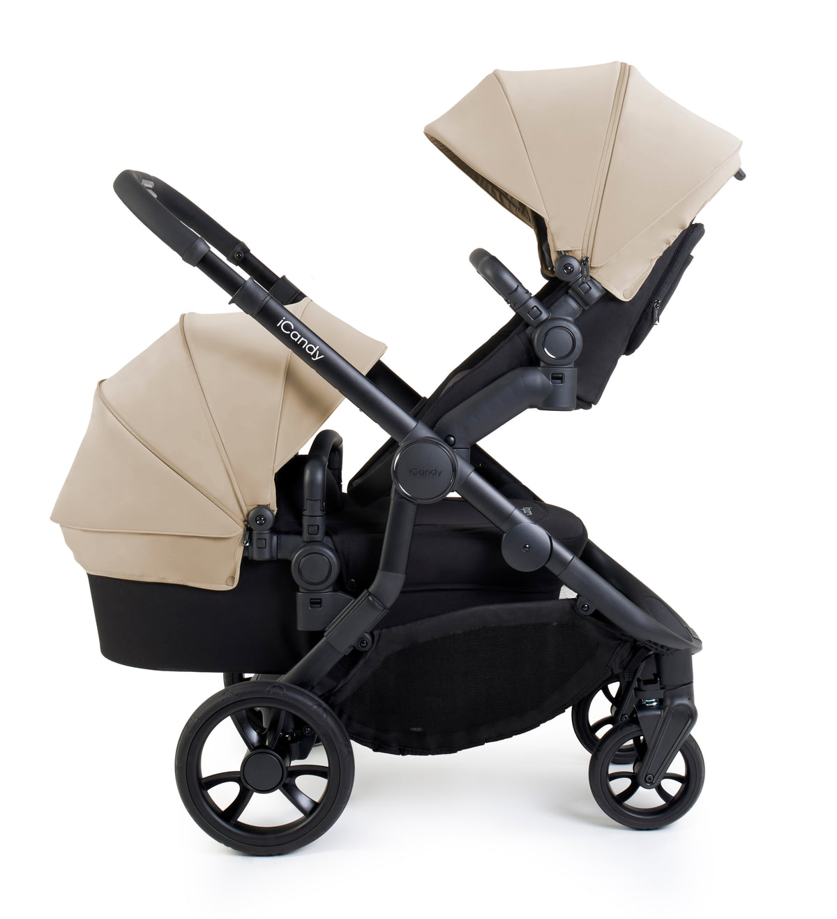 iCandy Orange 4 Pushchair - Latte + FREE Zazu Pram Rocker