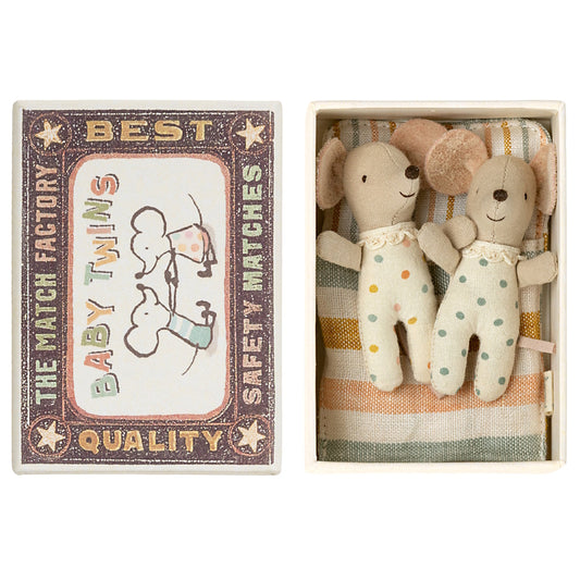 Maileg Mice Twins Baby in box