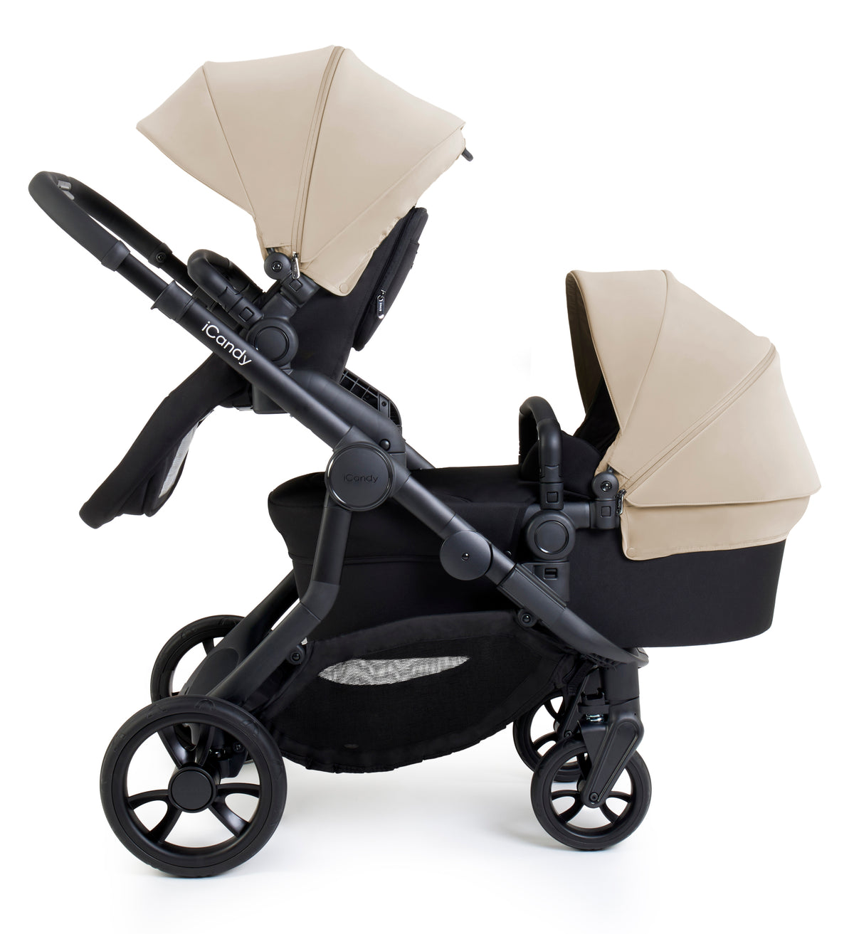 iCandy Orange 4 Pushchair - Latte + FREE Zazu Pram Rocker