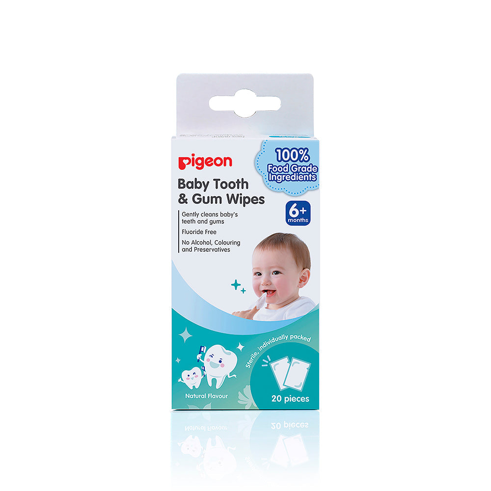 PIGEON BABY TOOTH & GUM WIPES 20S