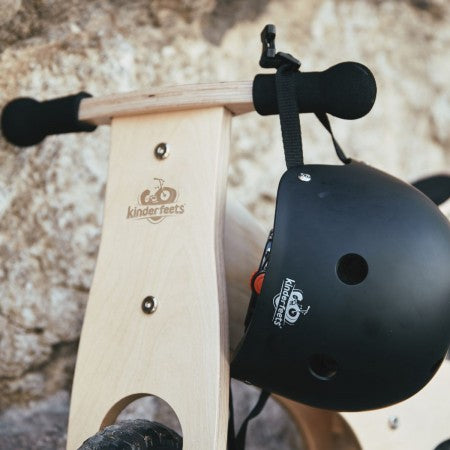 Kinderfeets Toddler Bike Helmet - Matte Black