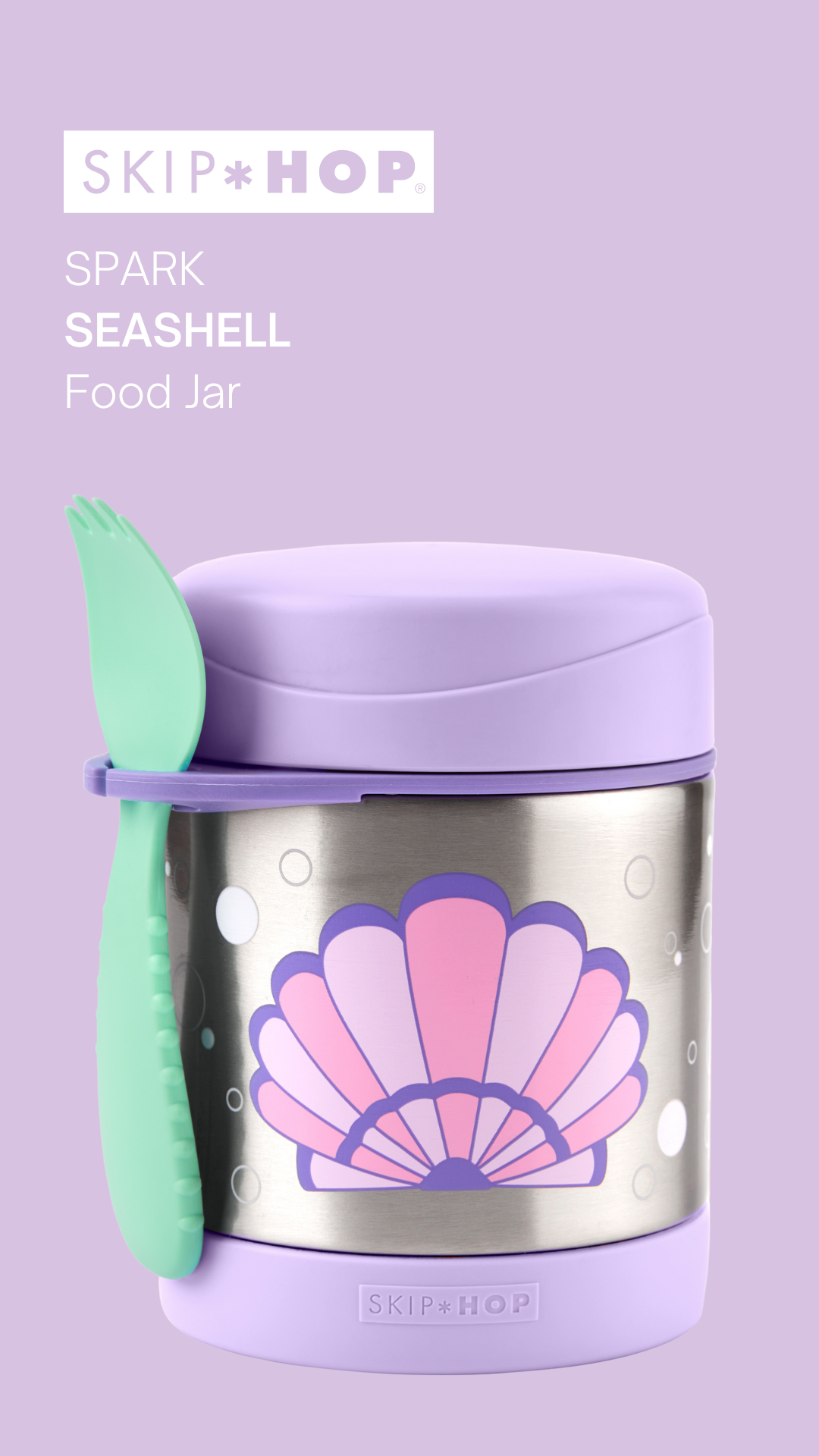 Skip Hop Spark Style Insulated Food Jar - Seashell