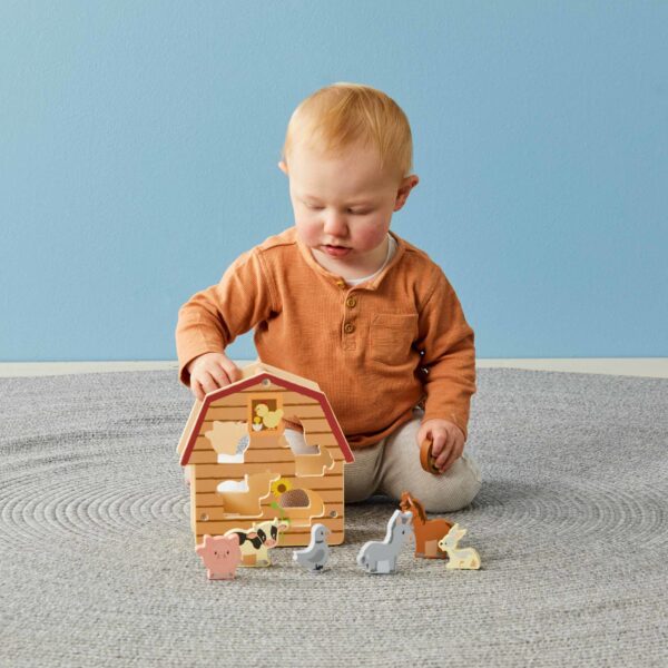 Animal Farmhouse Shape Sorter