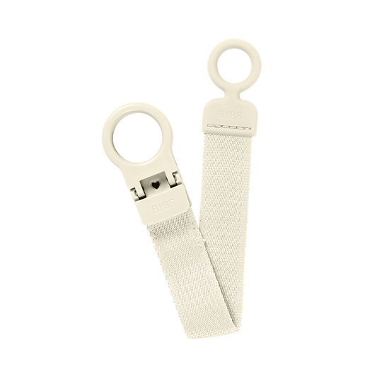 Bibs Pacifier Clip Loop - Ivory