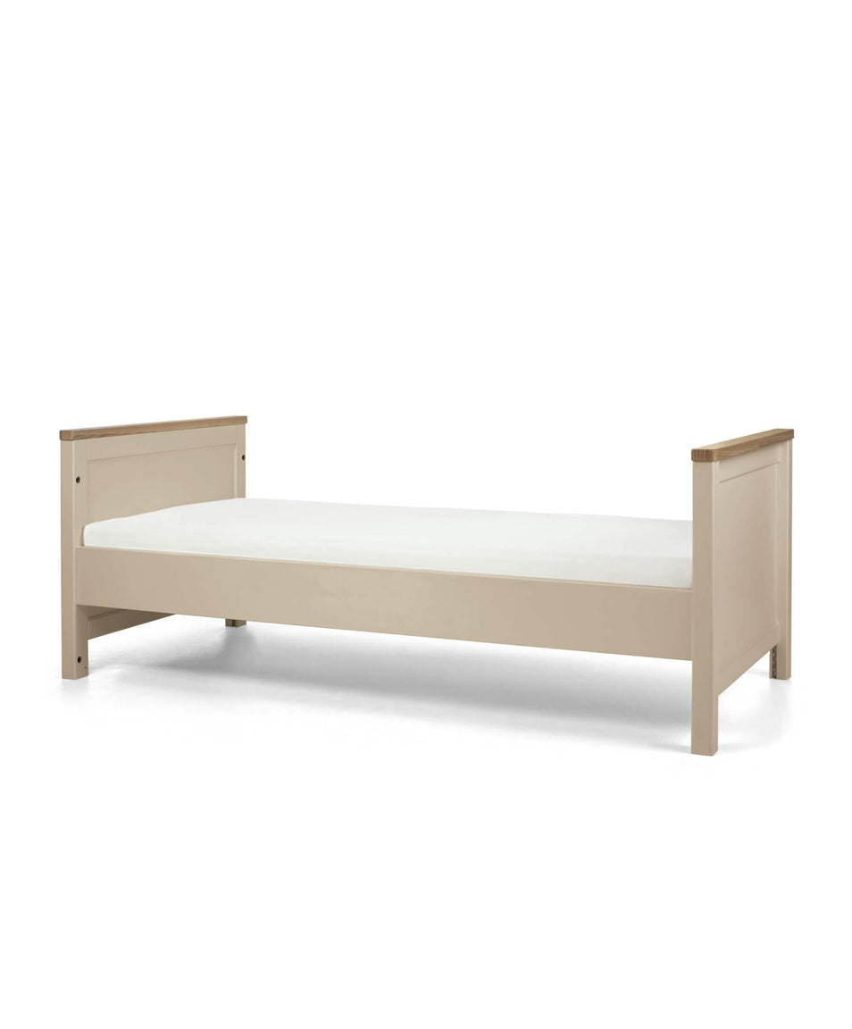 Mamas & Papas Harwell Cotbed 5 Piece Set with Cotbed, Dresser Changer, Mattress, Fitted Sheets & Mattress Protector - Cashmere