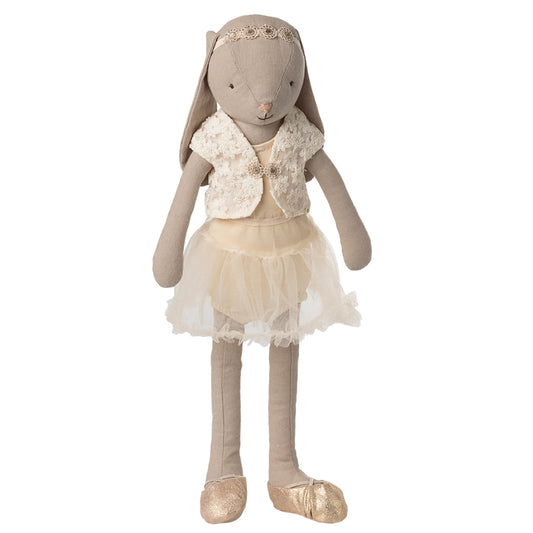 Maileg Bunny Size 3 With Ballet Suit And Skirt Cream
