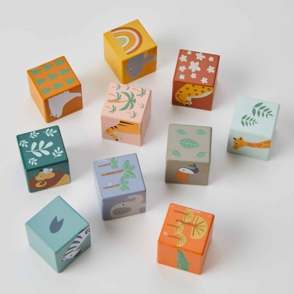 Zookabee Wooden Animal & Number Blocks