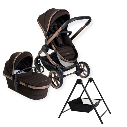 Peach 7 Pushchair - Pecan + FREE iCandy MiStand