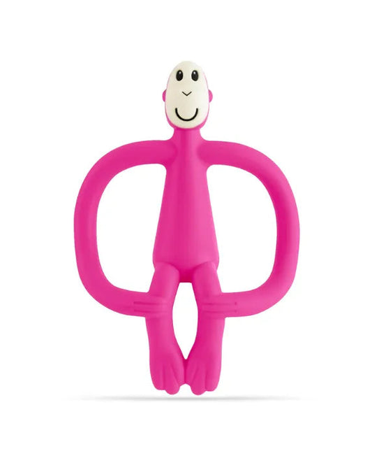 Matchstick Monkey Pink Teething Toy and Gel Applicator